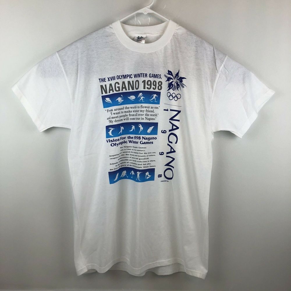 90’s XVII Olympic Winter Games NAGANO 1998 T-Shirt